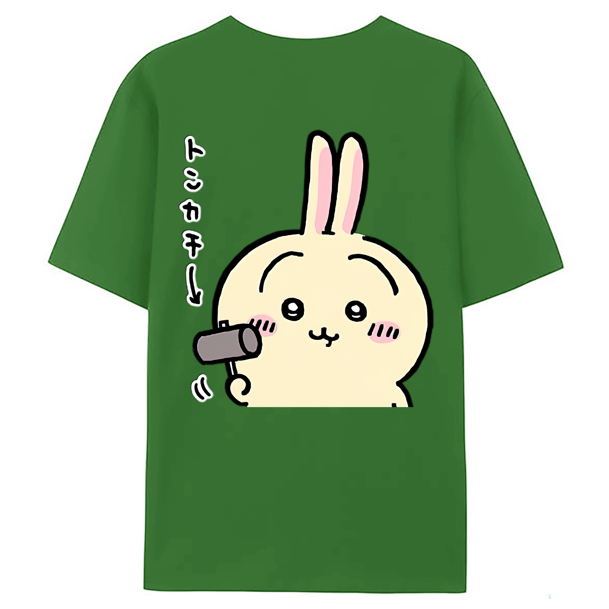 （画像用） ちいかわ うさぎ Chii-kawa usagi レディース半袖Tシャツ(バックプリント)